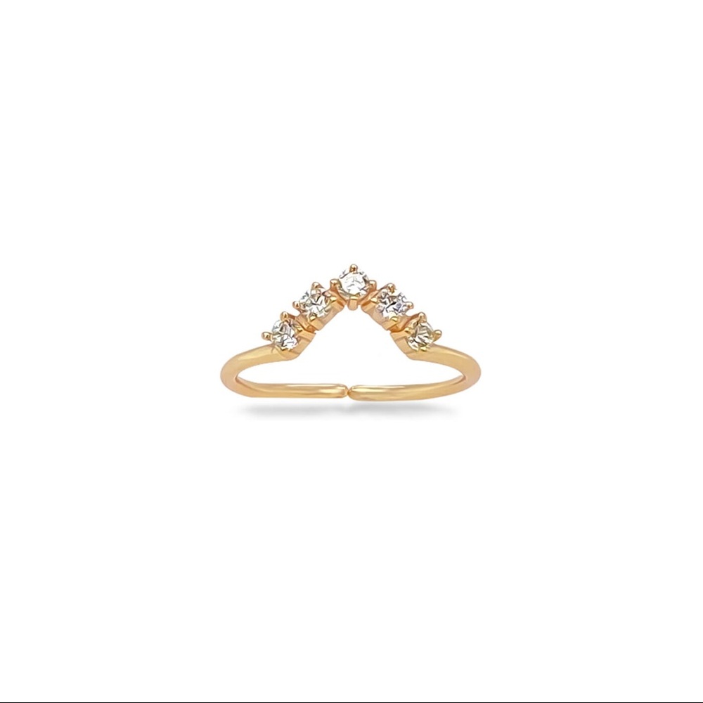 14k Gold Plated Sterling Silver Ring